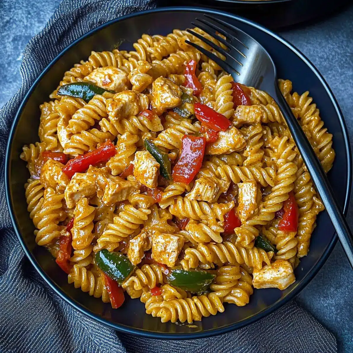 Creamy Chicken Fajita Pasta