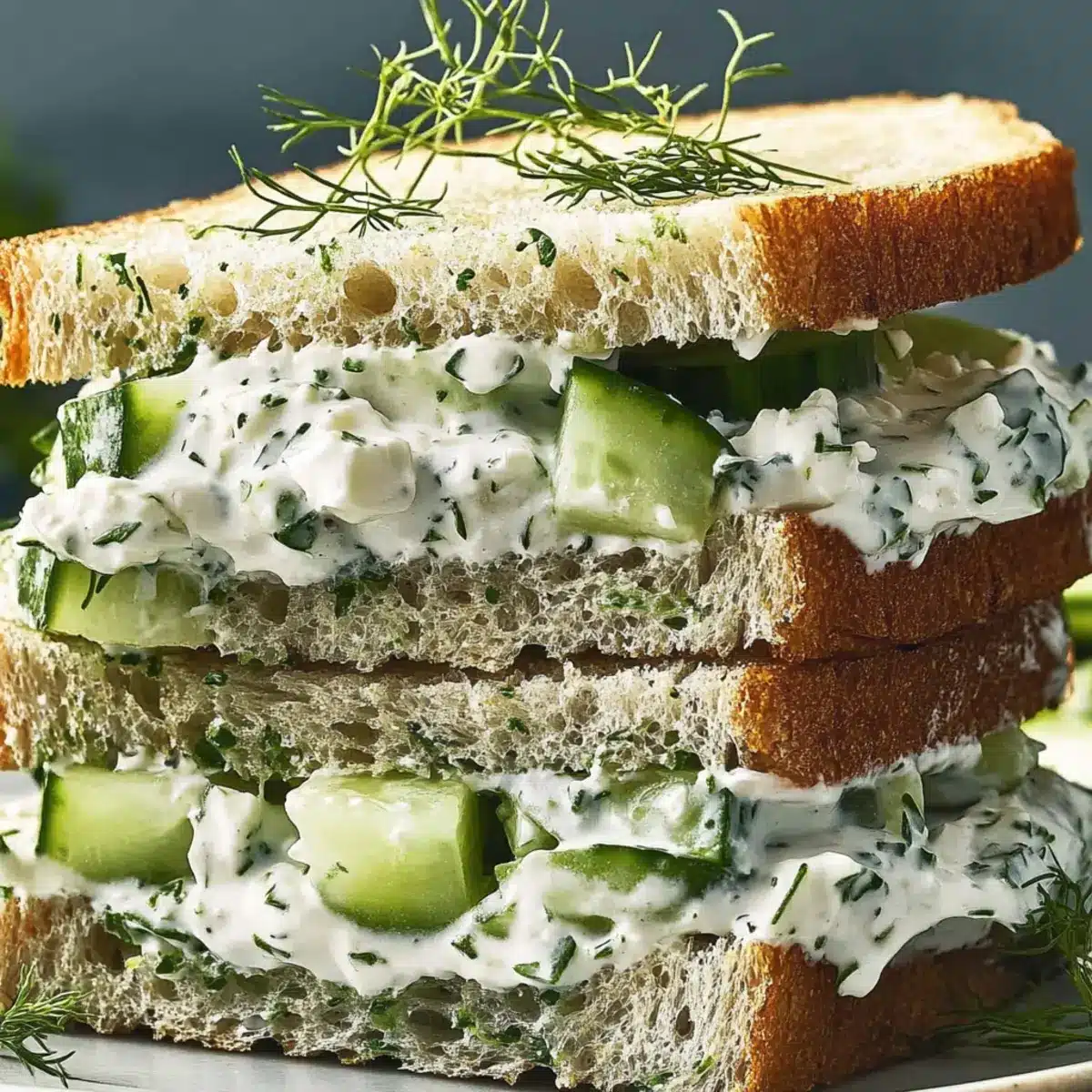 Cucumber Salad Sandwiches