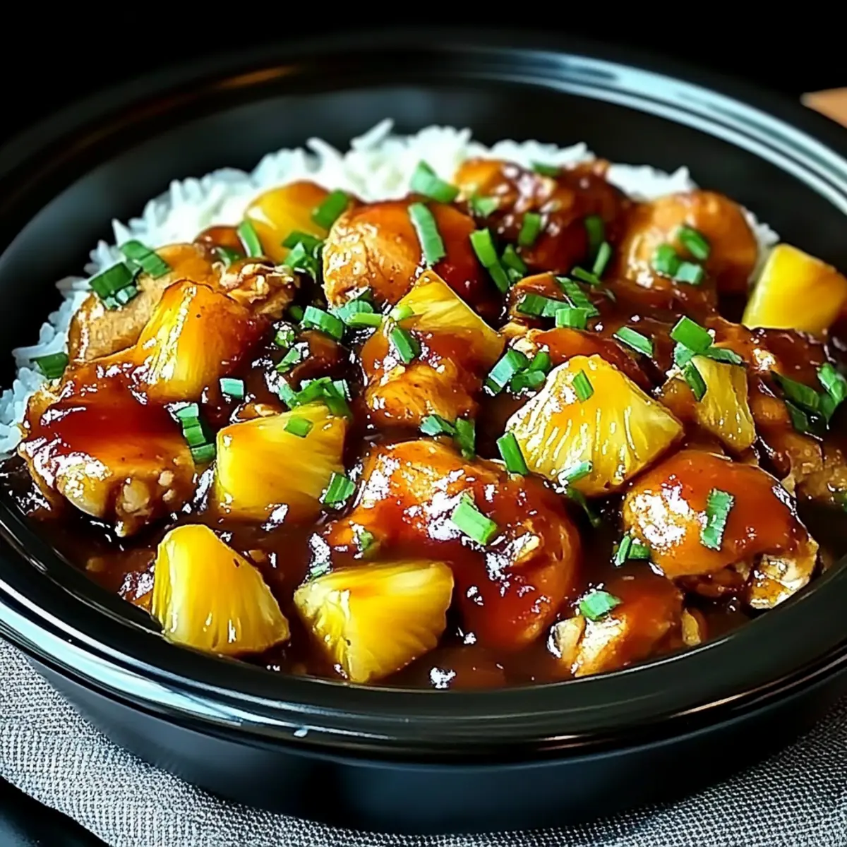 Sweet Hawaiian Crockpot Chicken