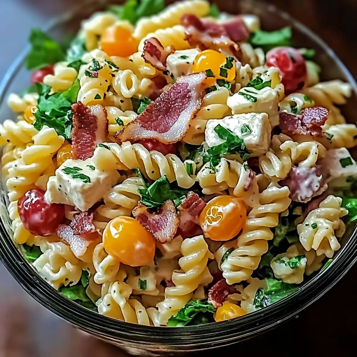 Club Sandwich Pasta Salad