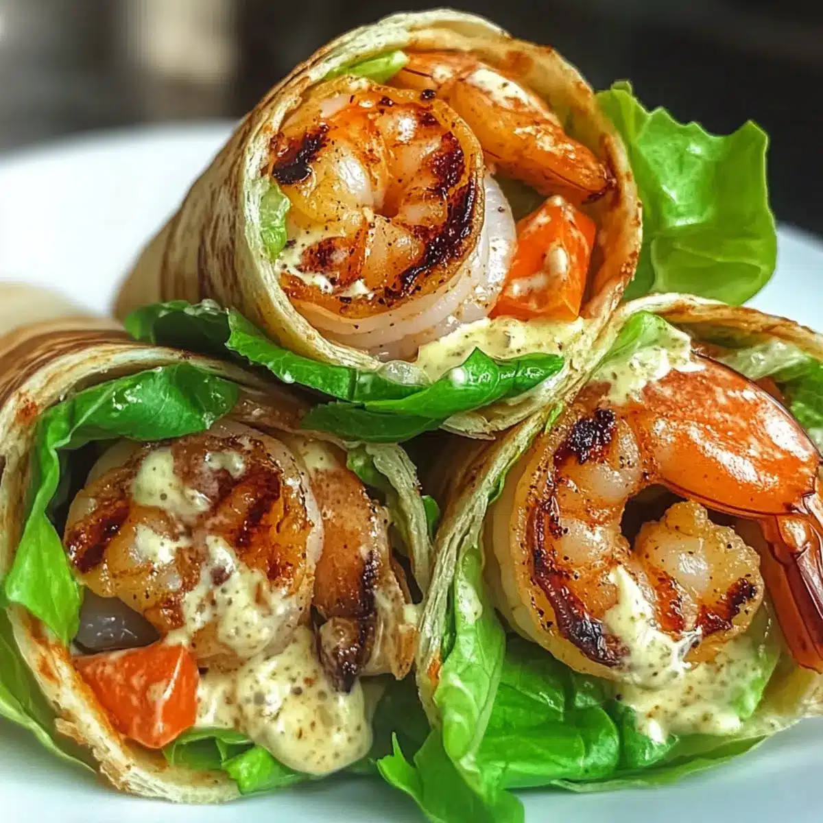 Easy Grilled Shrimp Caesar Wraps: Delicious Flavor Combo