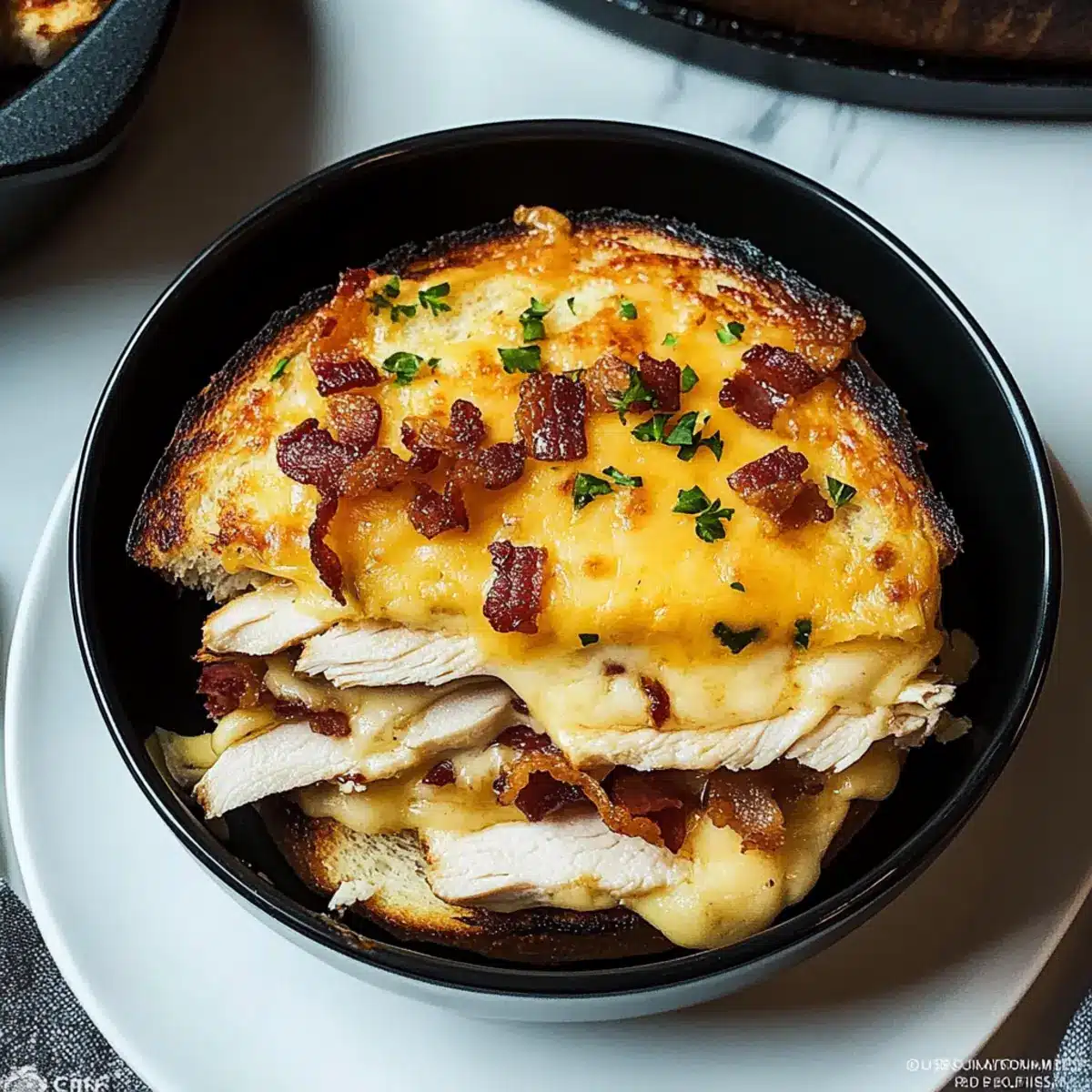 Cheddar and Bacon Turkey Melt