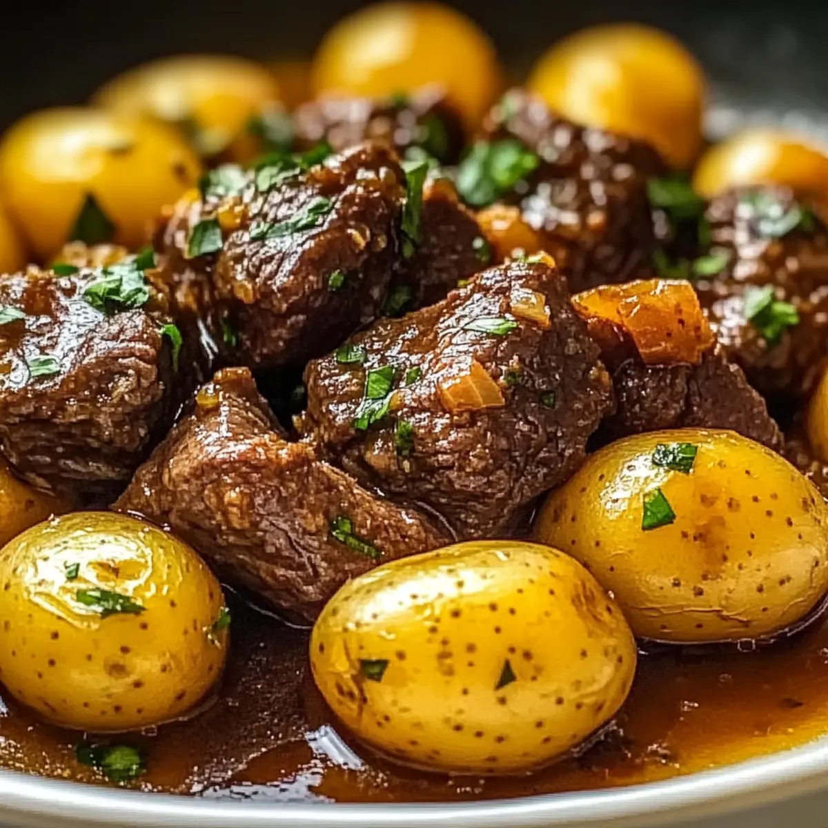 Slow Cooker Garlic Butter Beef