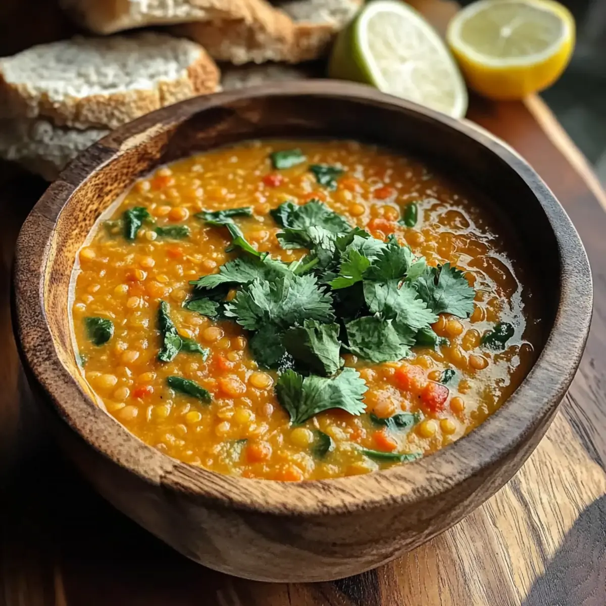 Thai Coconut Red Lentil Soup
