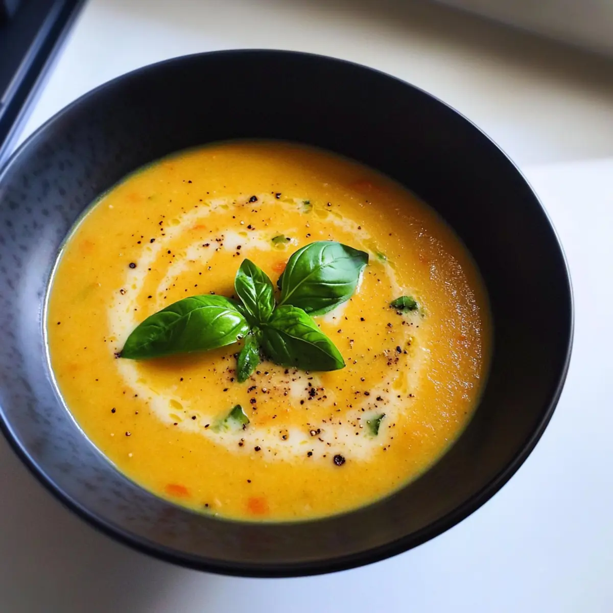 Creamy Roasted Veggie Soup