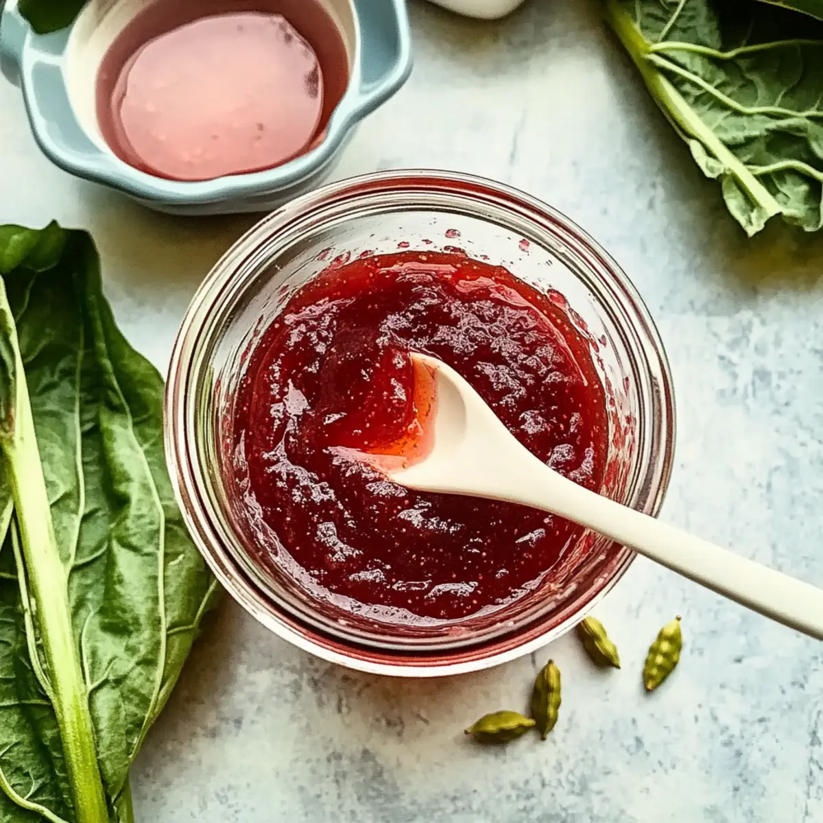 Maple Rhubarb Jam