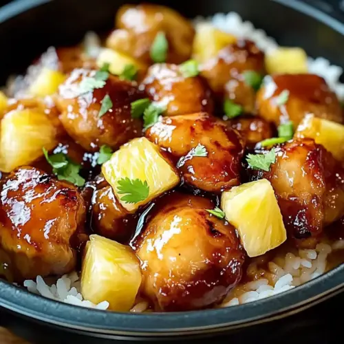brown sugar pineapple chicken