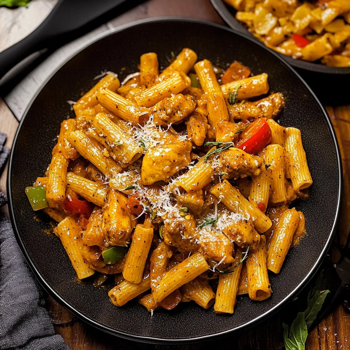 Authentic Jerk Chicken Rasta Pasta