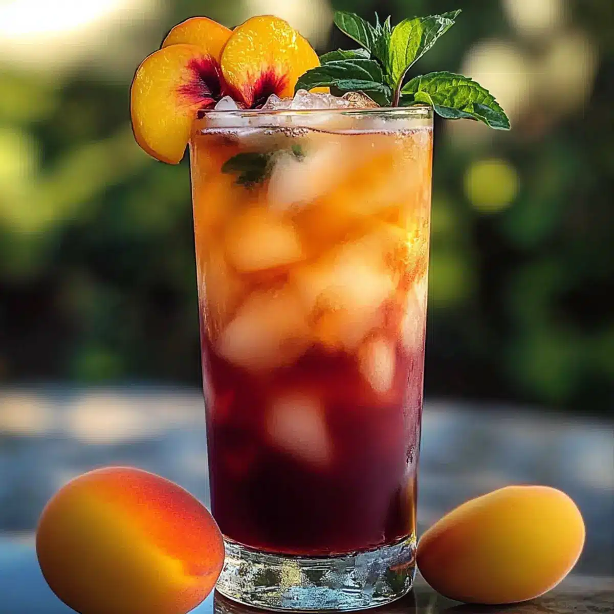 Peach Hibiscus Sunset Tea