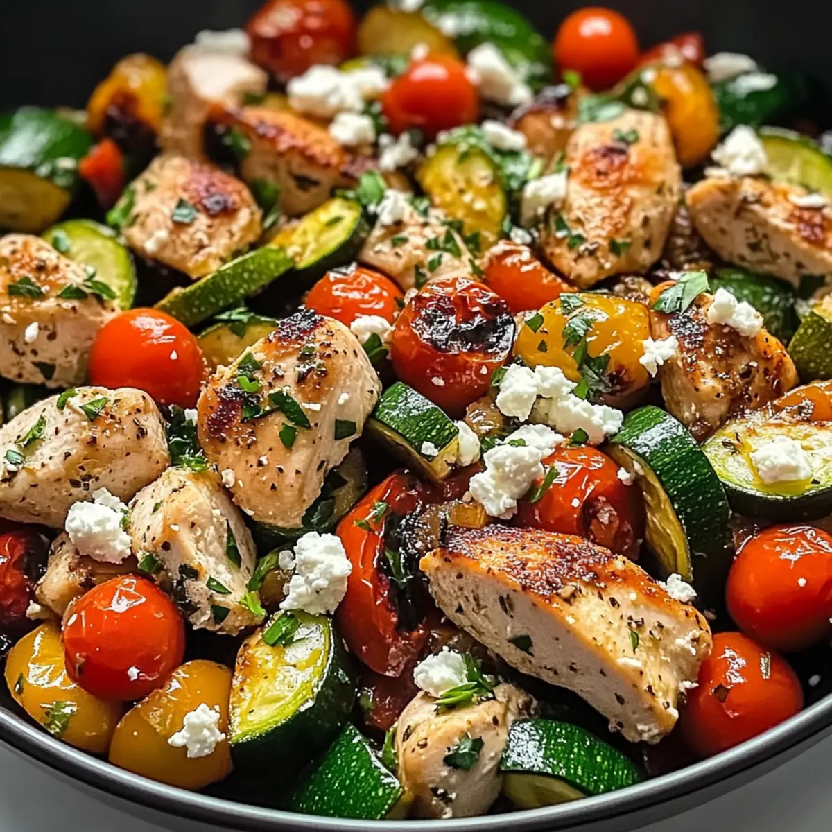 Mediterranean Chicken Stir Fry