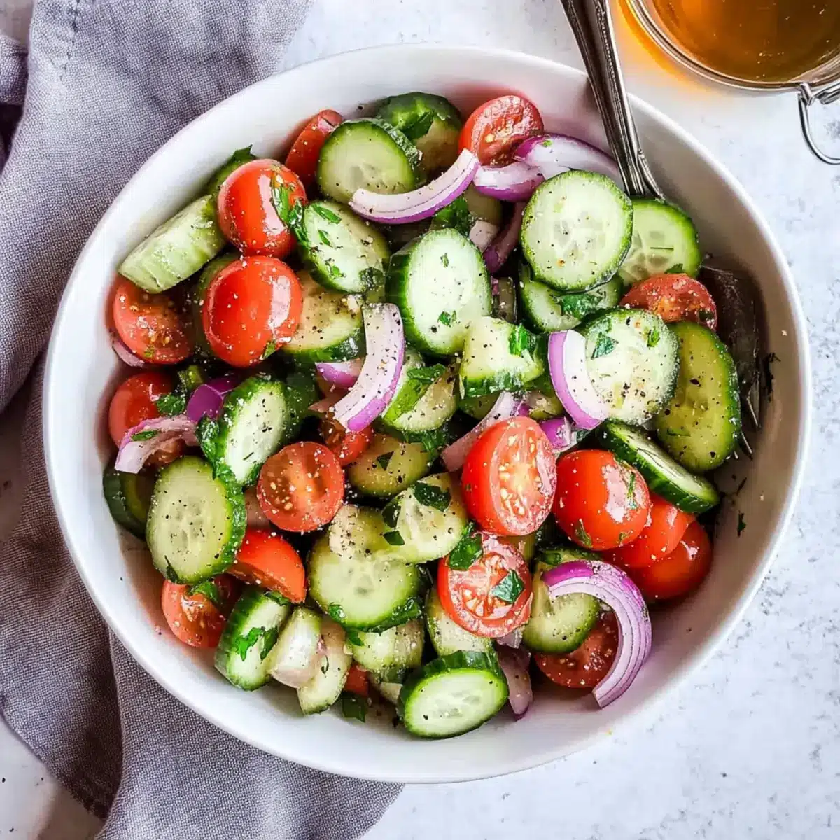 Cucumber Tomato Salad