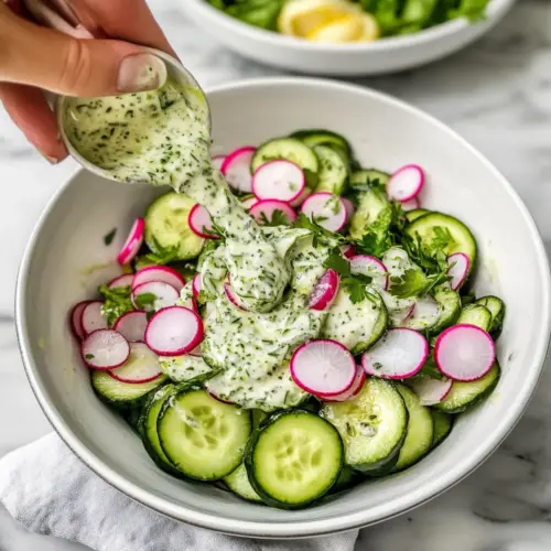 Green Goddess Cucumber Salad