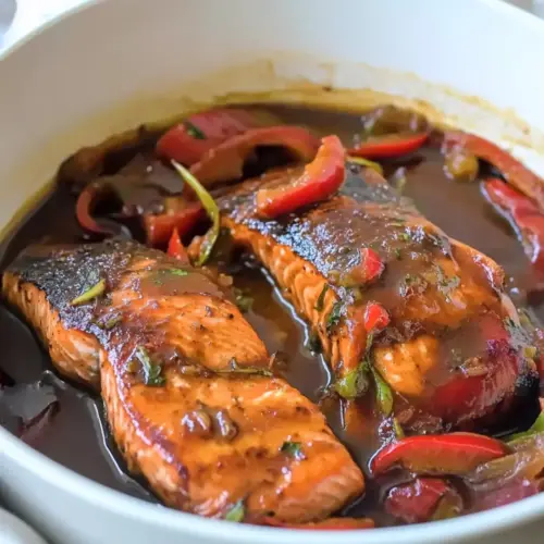 Brown Stew Salmon