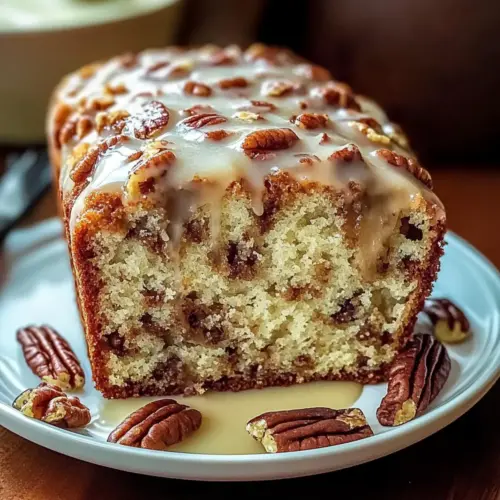 Butter Pecan Cake Loaf
