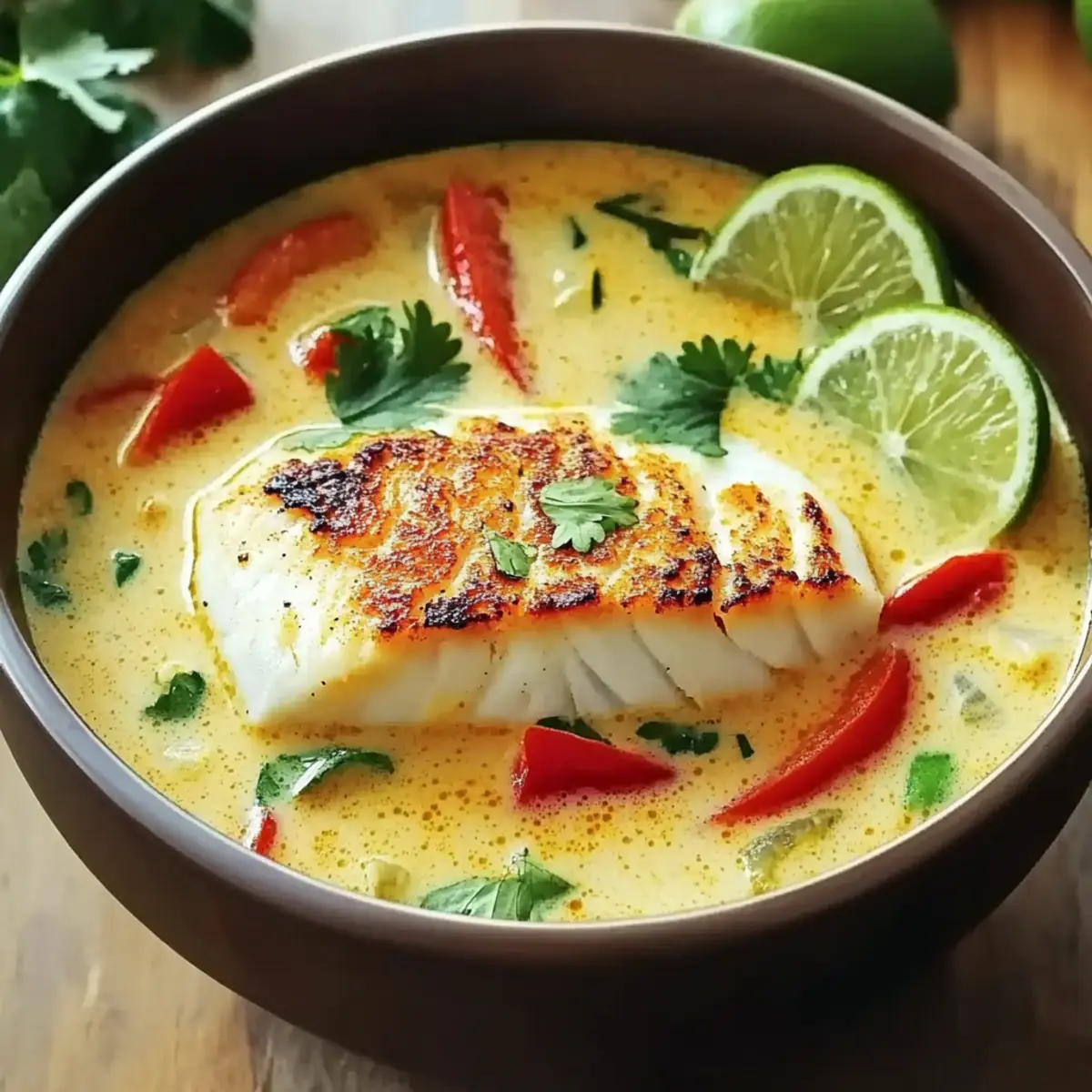 Coconut Lime Fish Soup