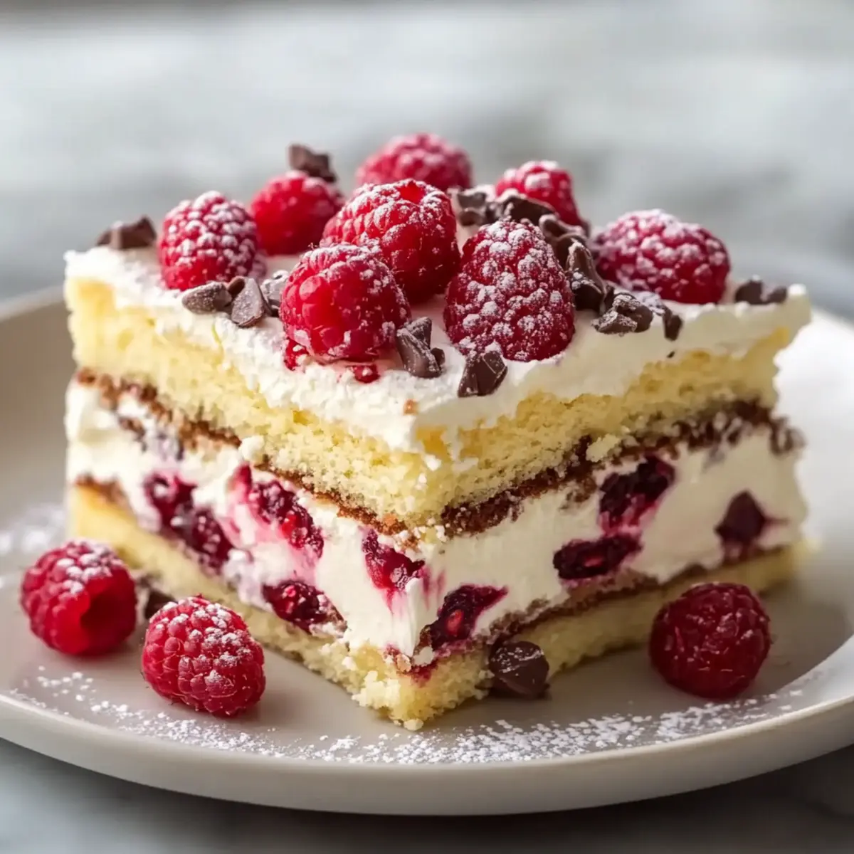 White Chocolate Raspberry Tiramisu