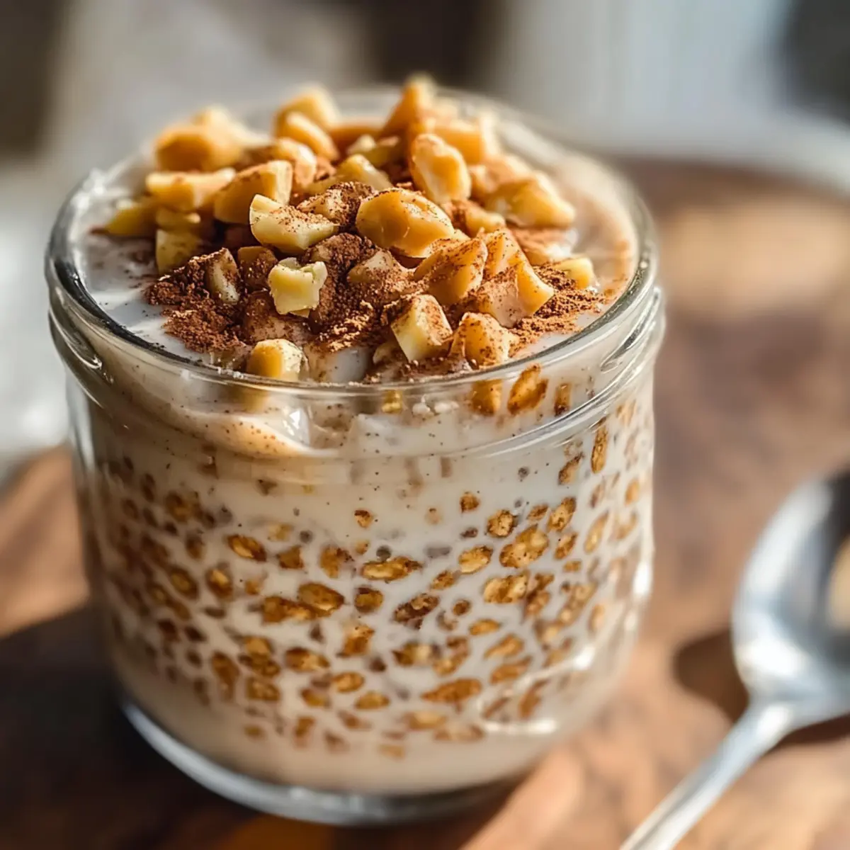 Cinnamon Roll Overnight Oats