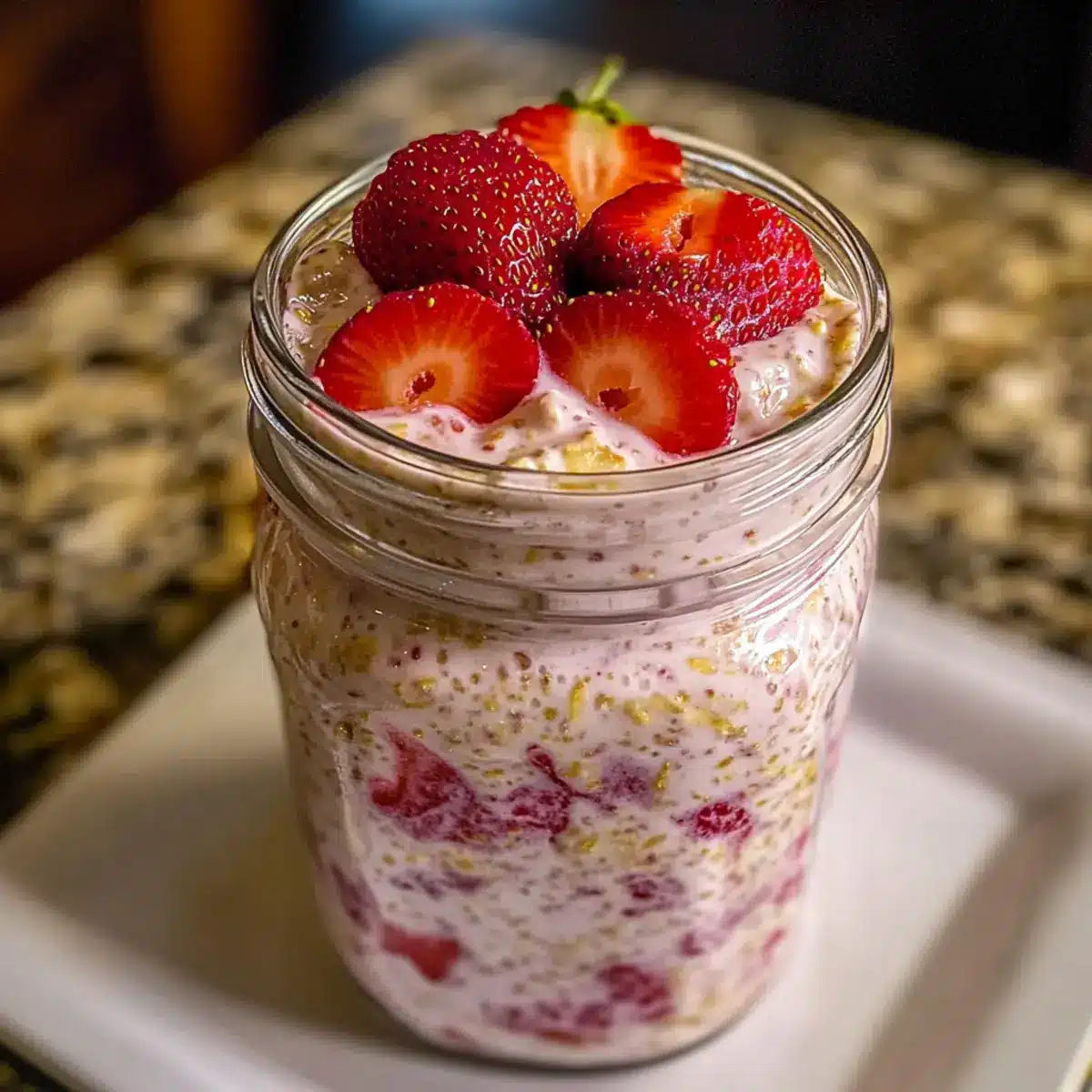 Strawberry Cream Oats