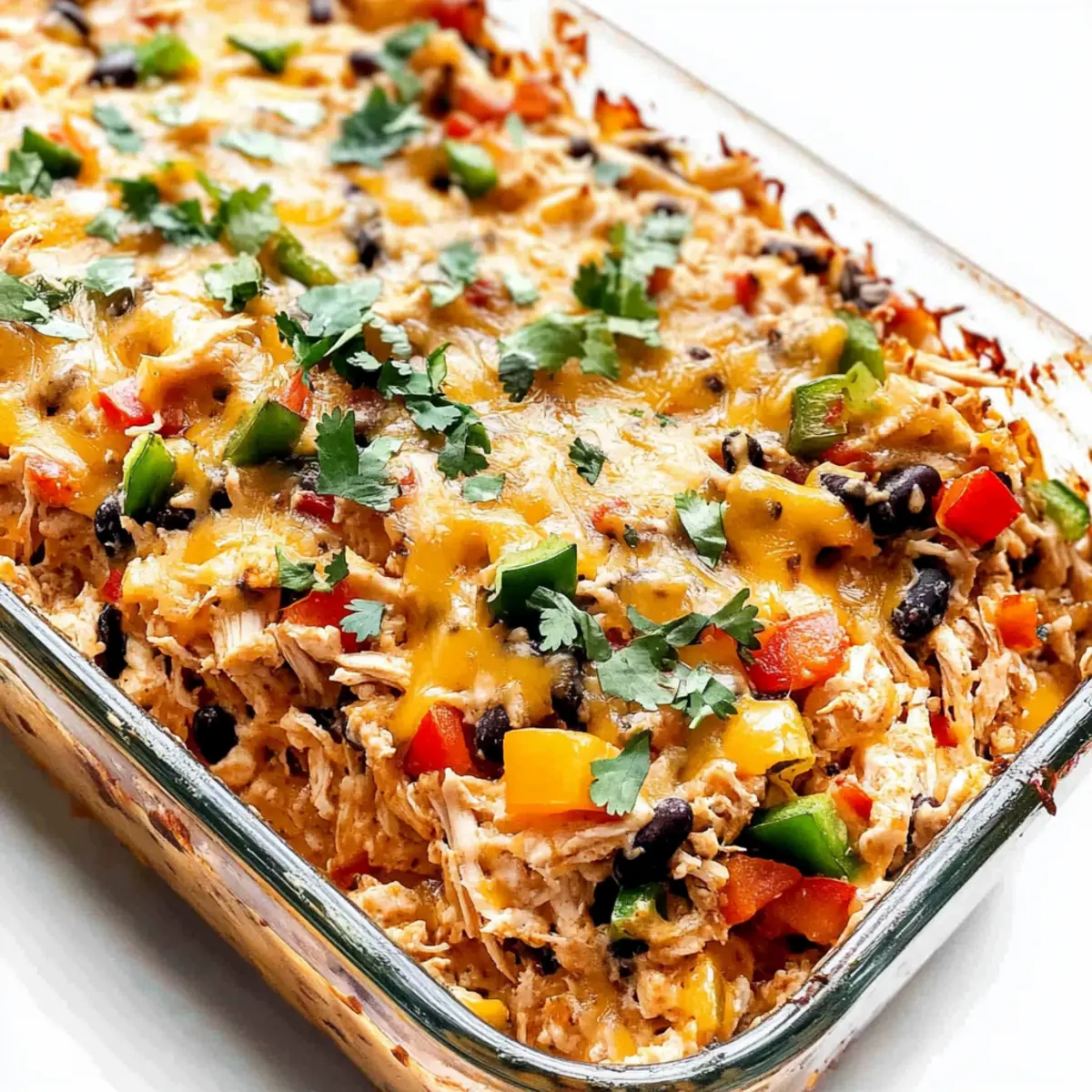 Chicken Burrito Casserole