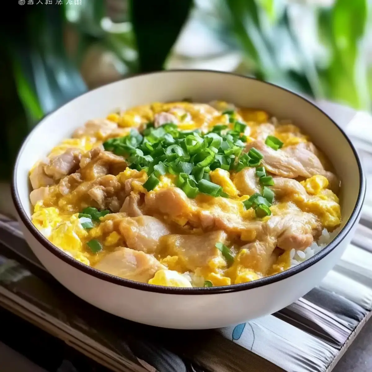 Japanese Chicken & Egg Rice Bowl