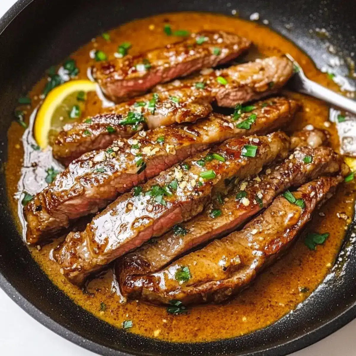 Pan-Seared Steak in Butter Sauce