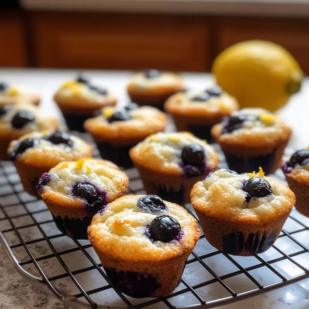 Blueberry and Lemon Zest Cottage Cheese Bites