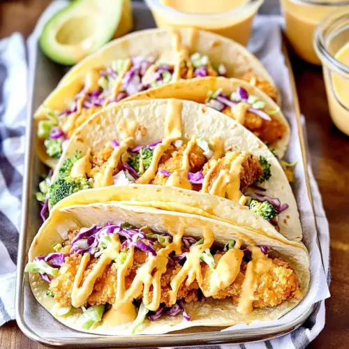 Honey Mustard Chicken Tacos
