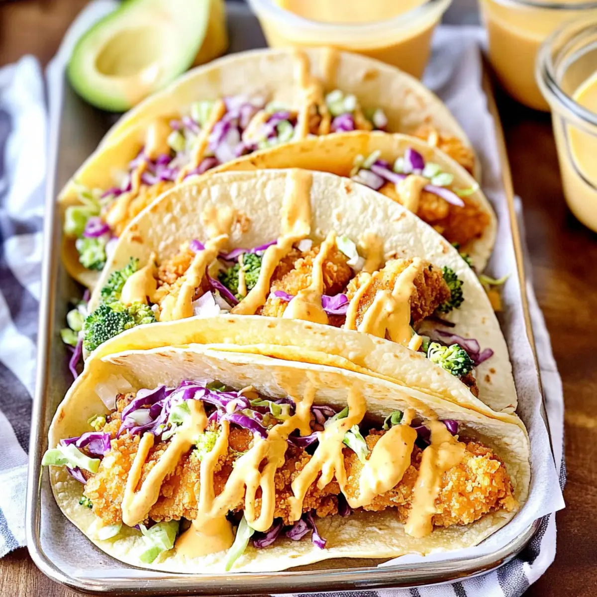 Honey Mustard Chicken Tacos