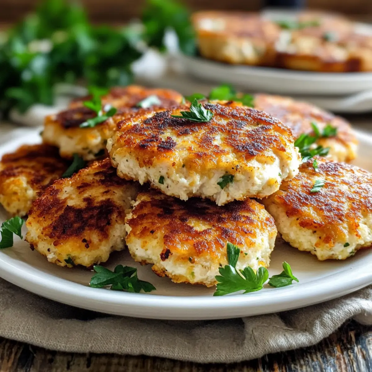 Cottage Cheese Chicken Patties