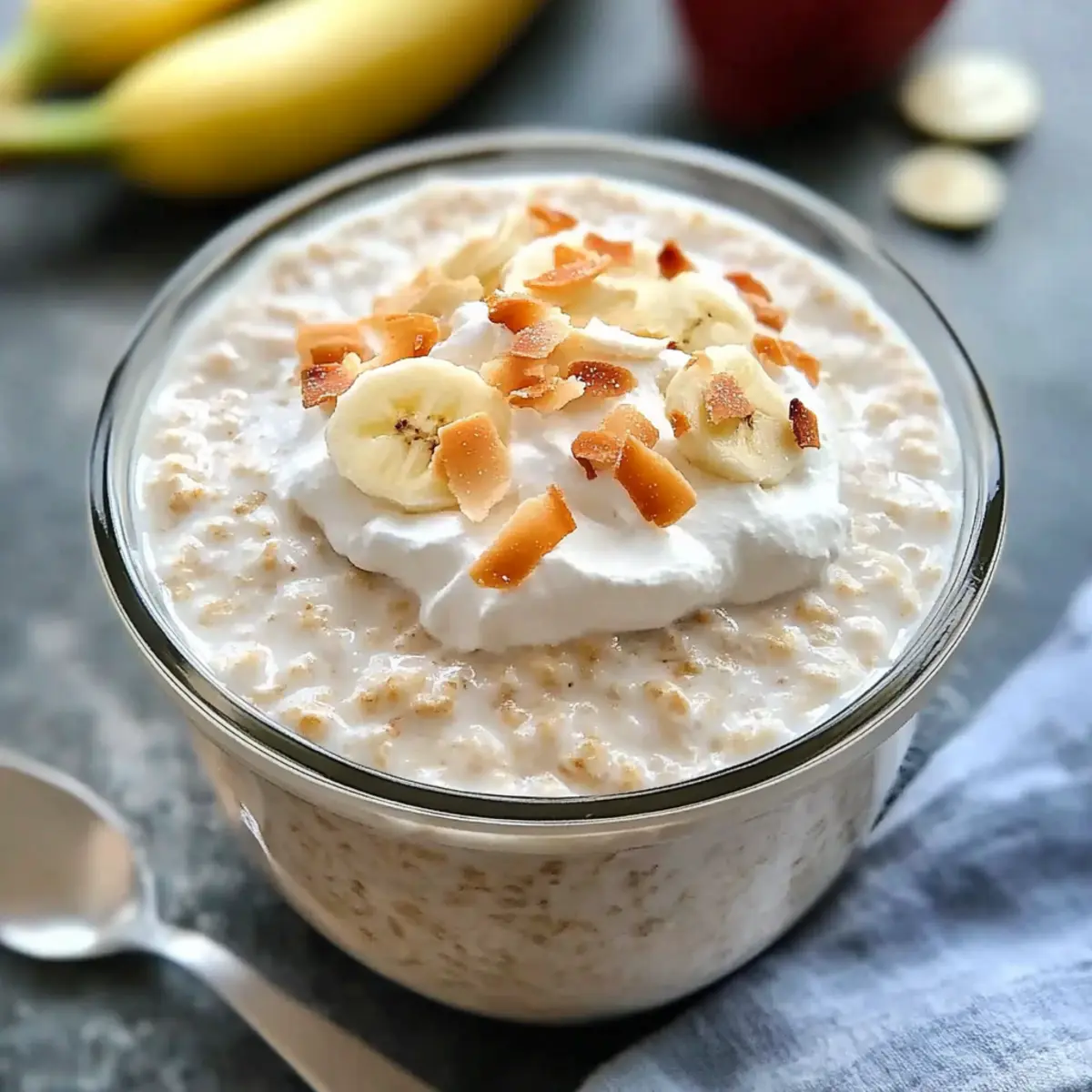 Coconut Cream Pie Overnight Oats