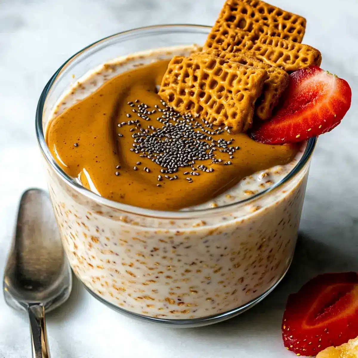 Biscoff Overnight Oats