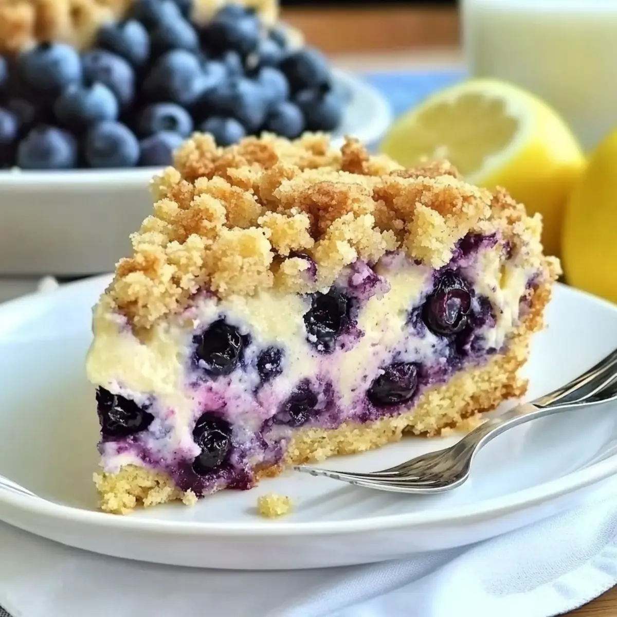 Blueberry Cheesecake Crumb Cake