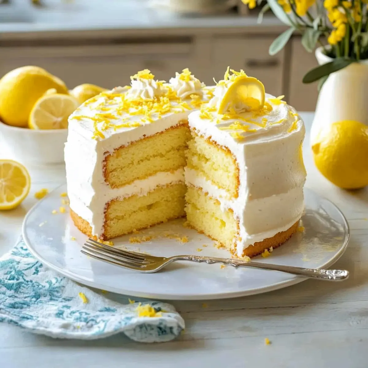 Limoncello Mascarpone Cake