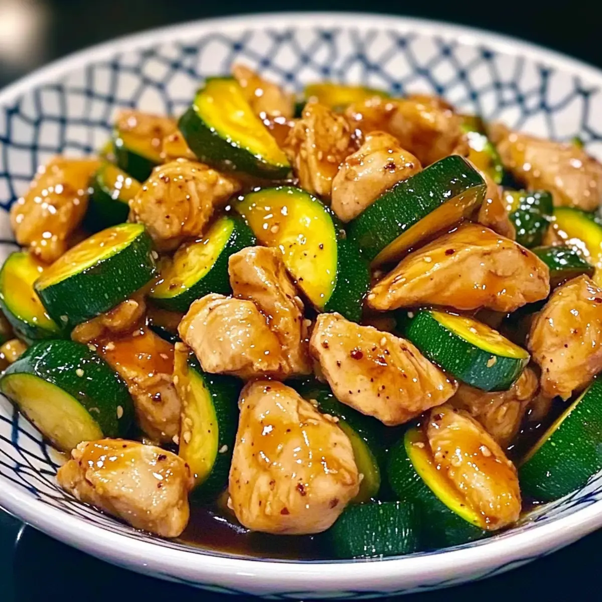 Chicken Zucchini Stir Fry