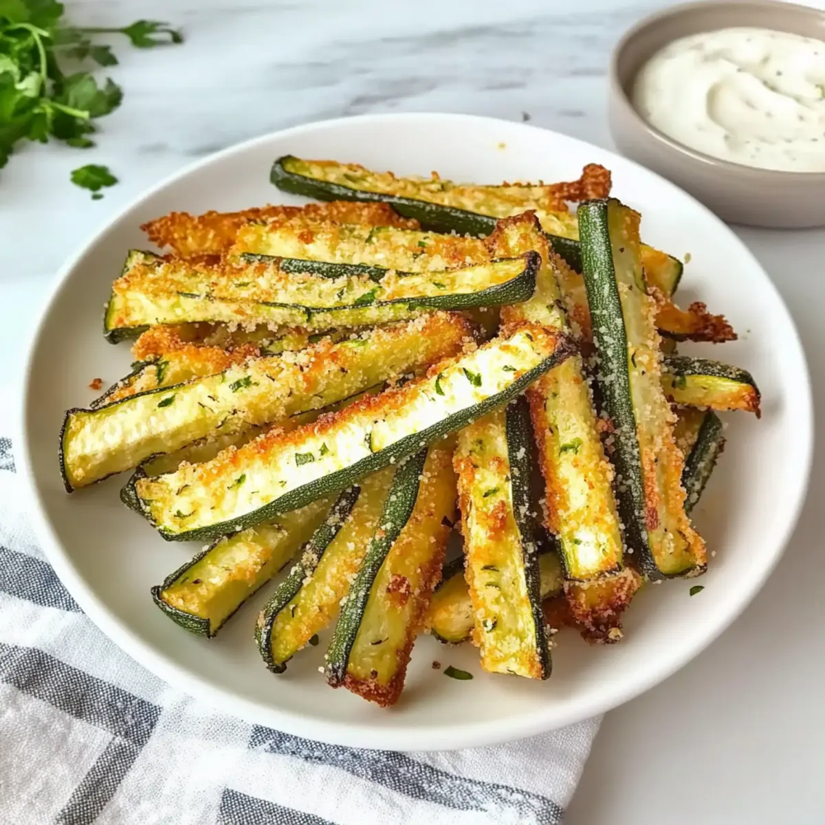 Keto & Gluten Free Zucchini Fries