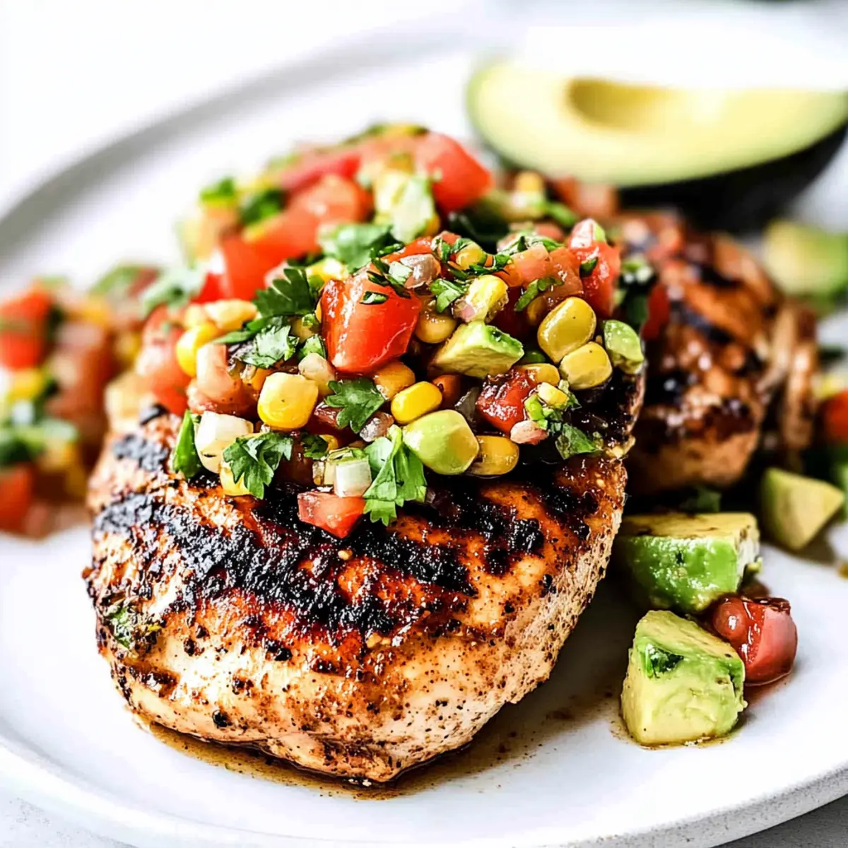 Fiesta Lime Chicken Recipe with Avocado