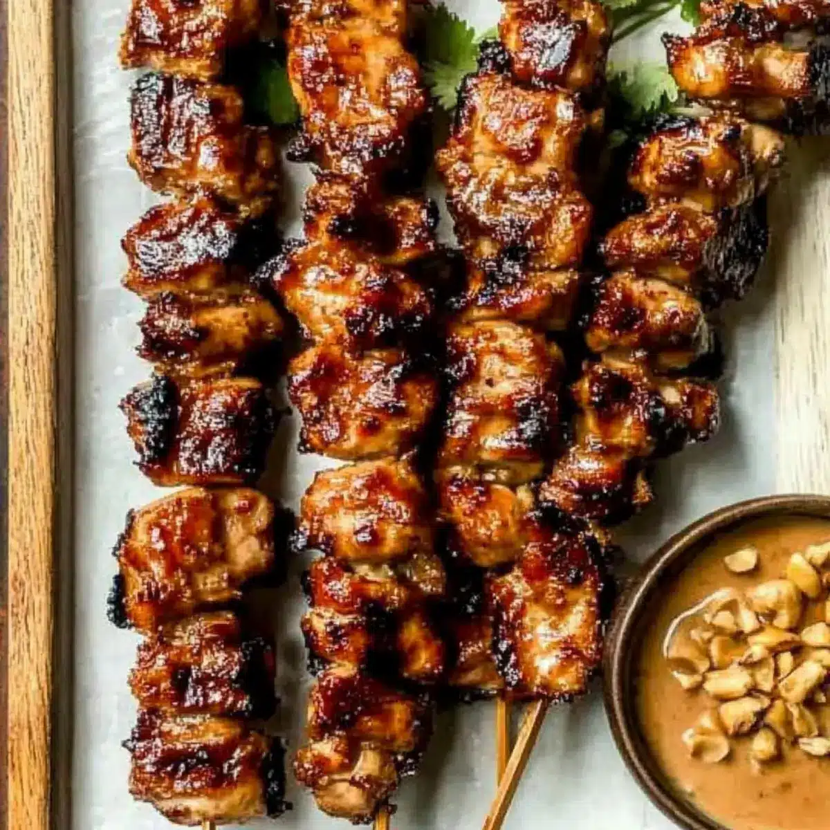 Grilled Thai Coconut Chicken Skewers