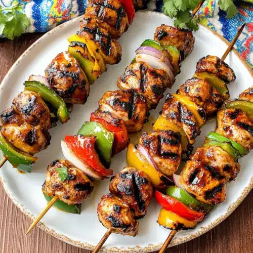 Mexican Barbecue Chicken Skewers