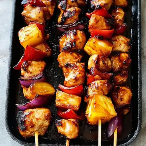 Hawaiian Chicken Skewers