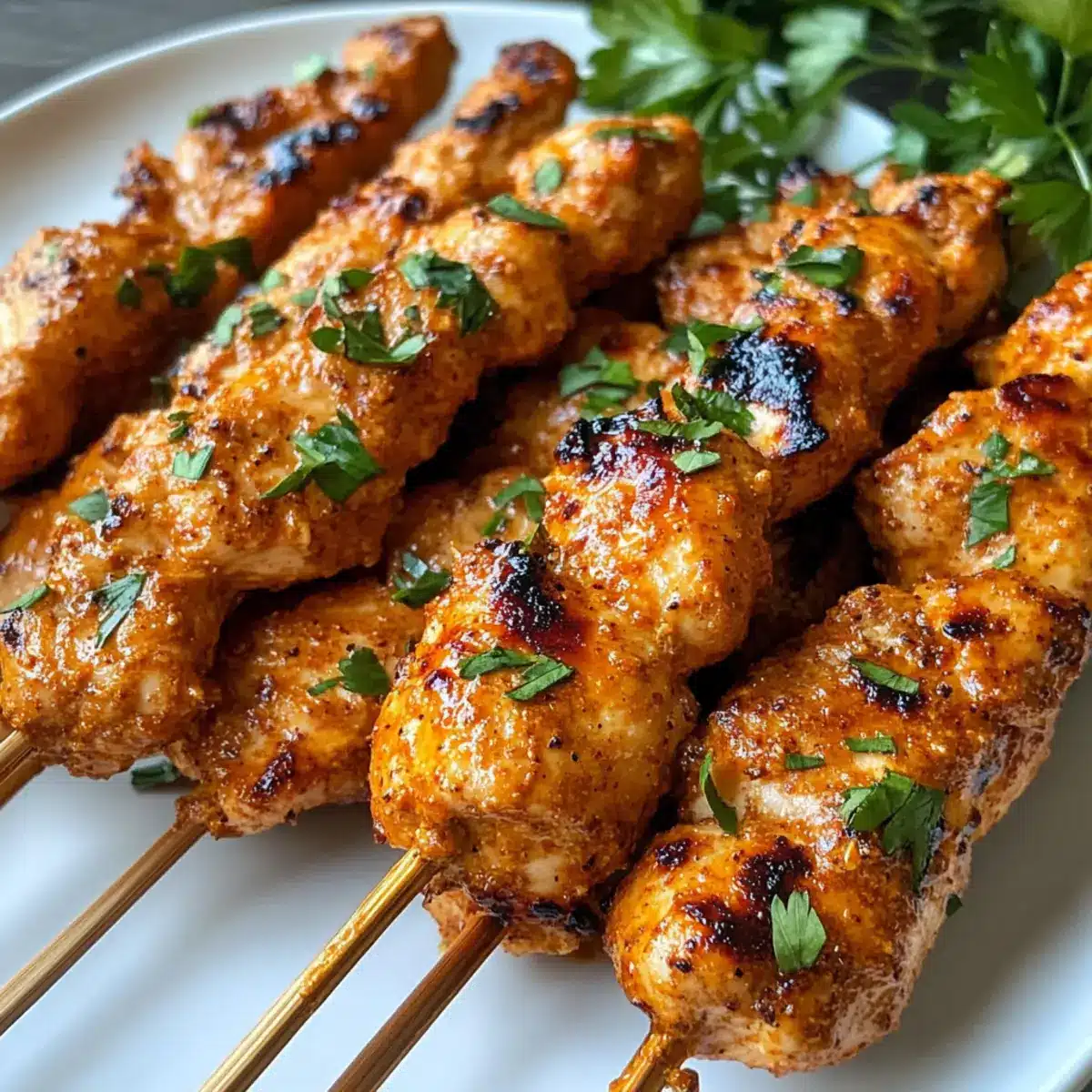 Bang Bang Chicken Skewers