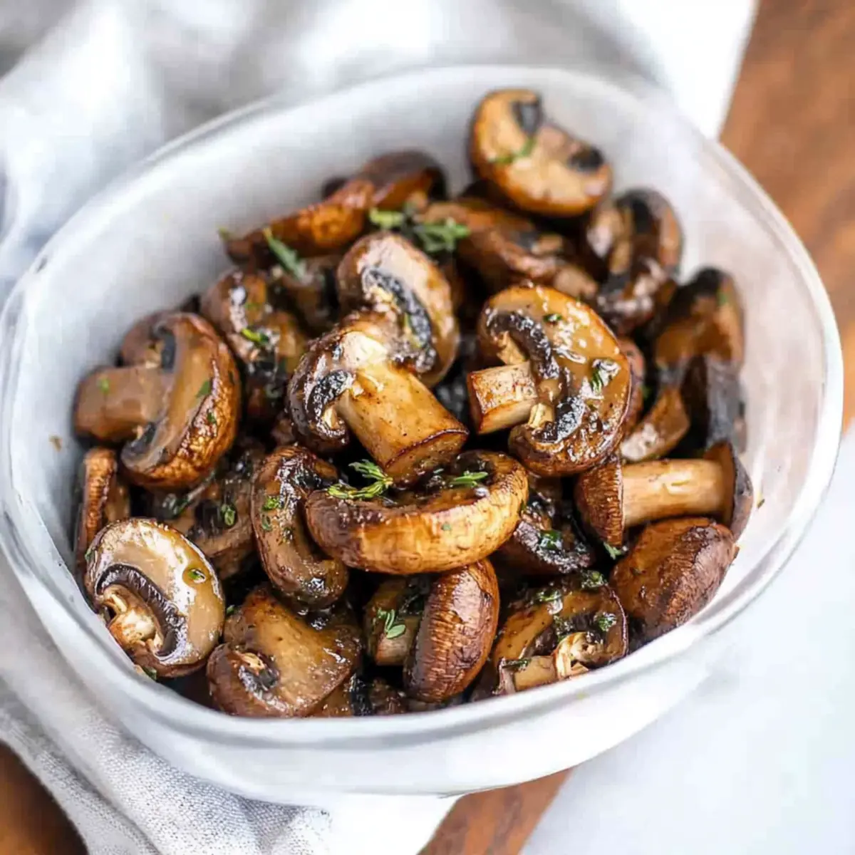 Air Fryer Mushrooms