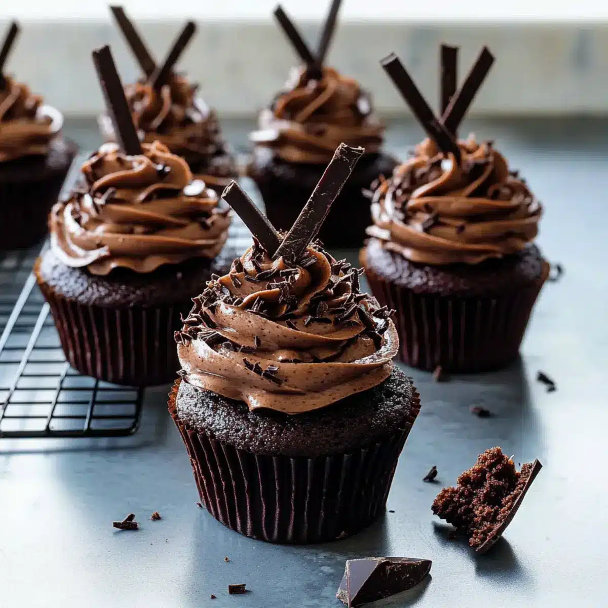 Ultimate Chocolate Cupcakes with Chocolate Cloud Frosting