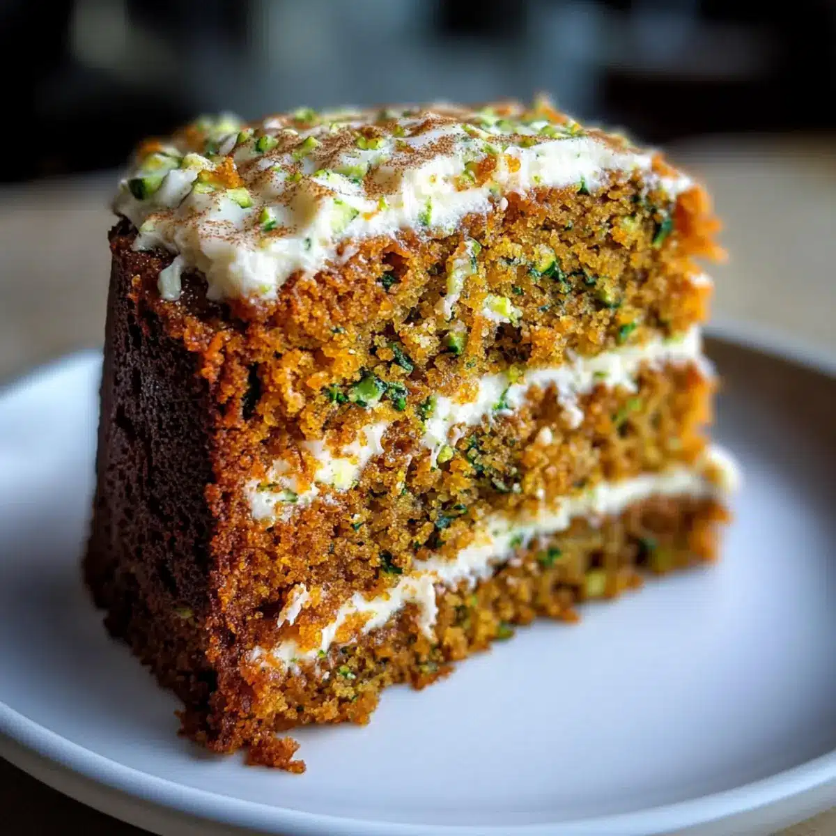Spiced Zucchini Sweet Potato Cake
