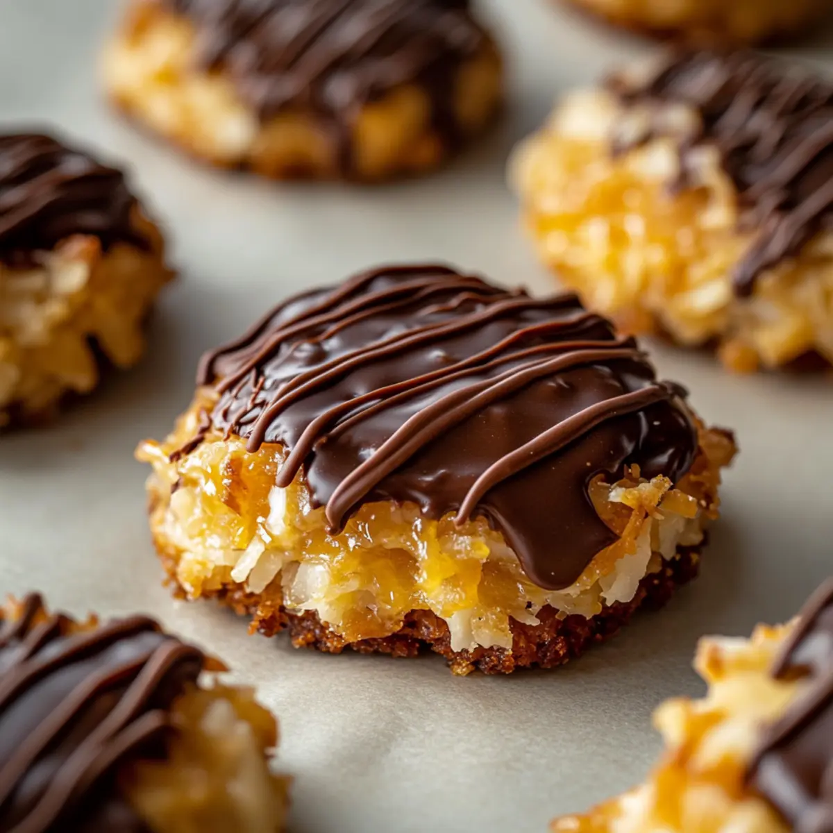 No-Bake Samoa Cookies