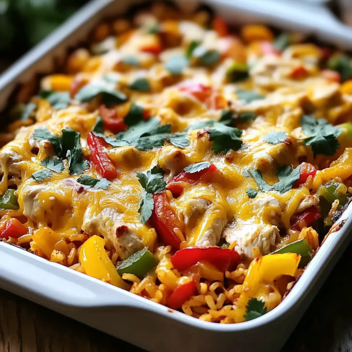 Chicken Fajita Casserole