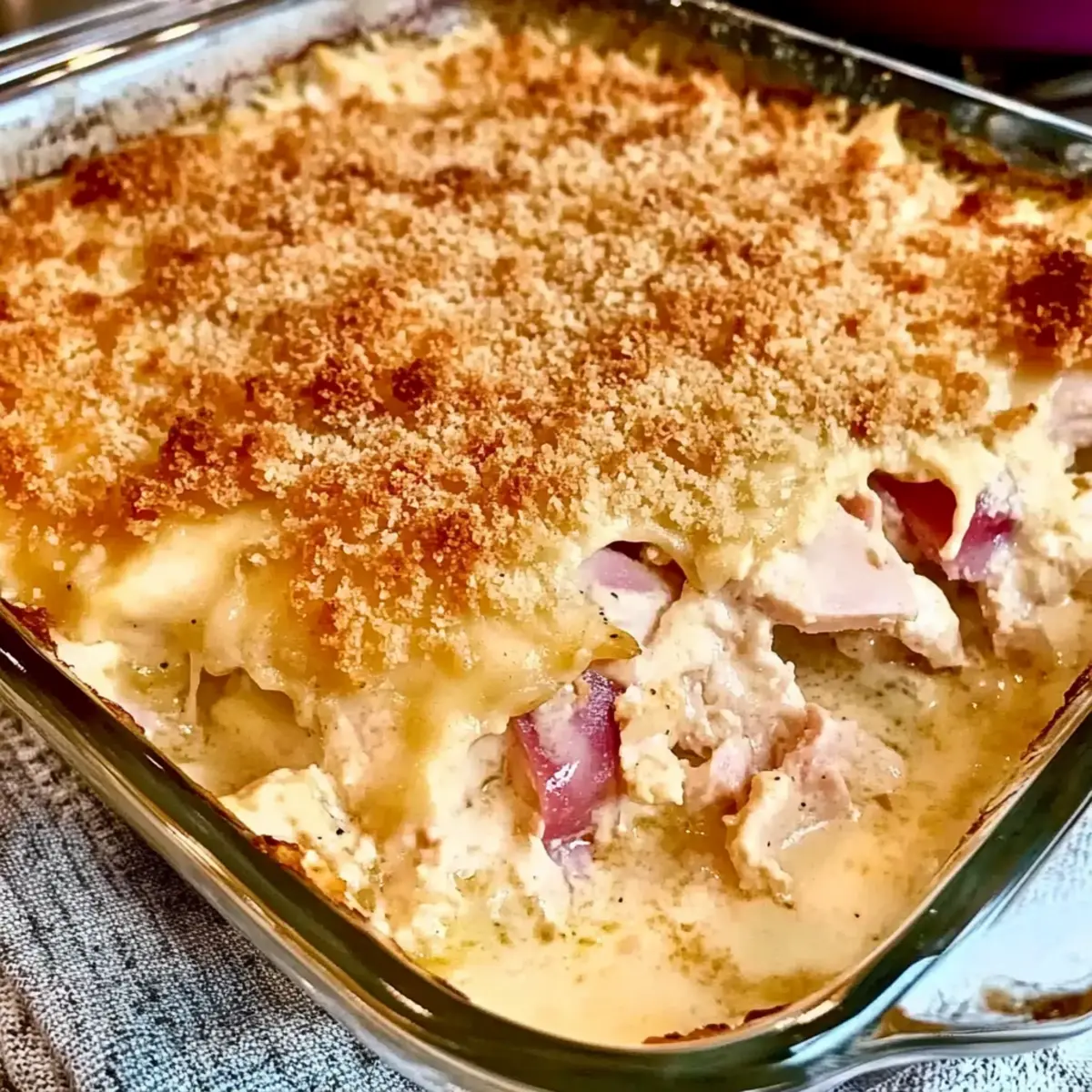 Chicken Cordon Bleu Casserole