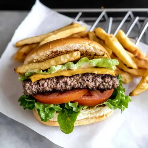 grilled beef burgers