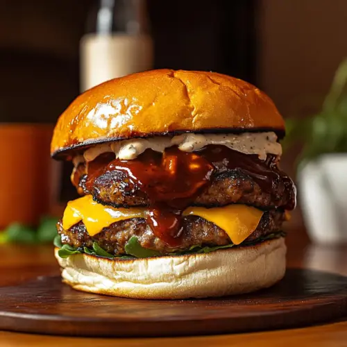 BBQ Ranch Turkey Smash Burger