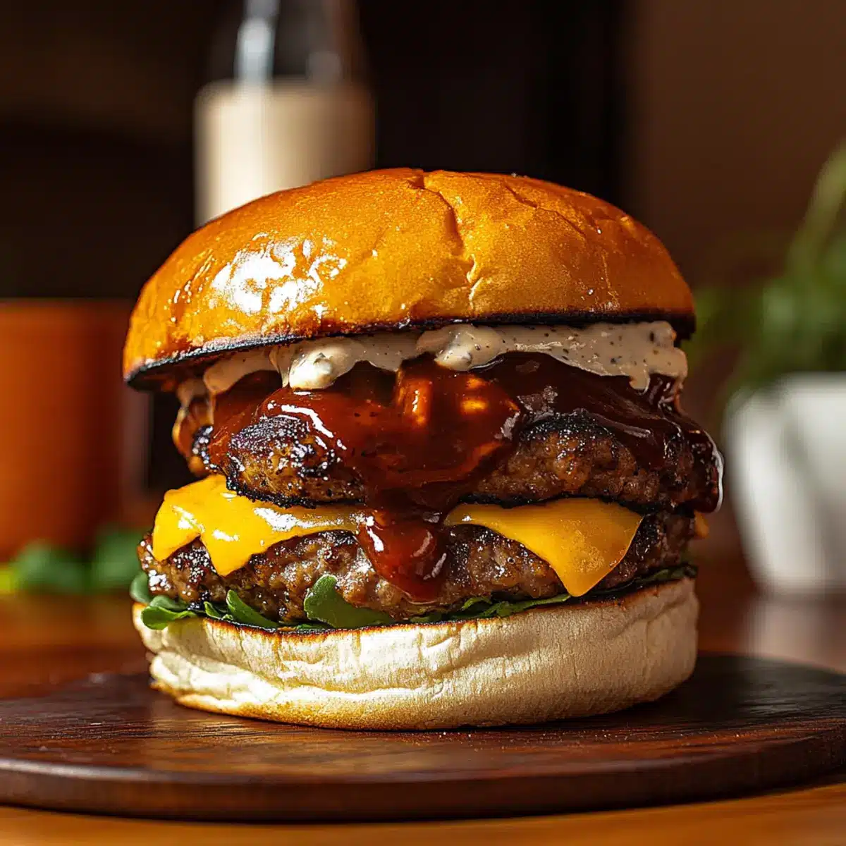 BBQ Ranch Turkey Smash Burger