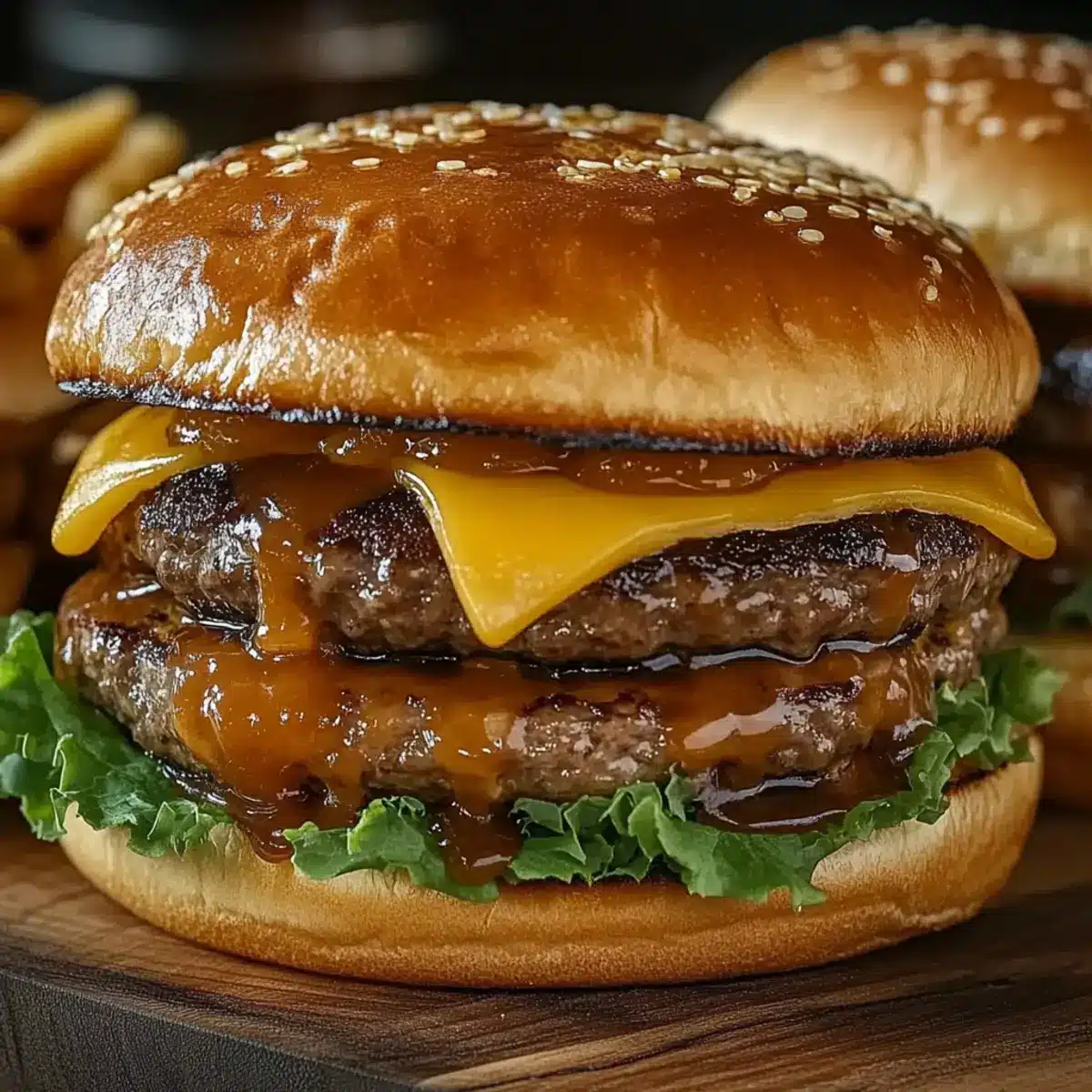 Teriyaki Parmesan Burger
